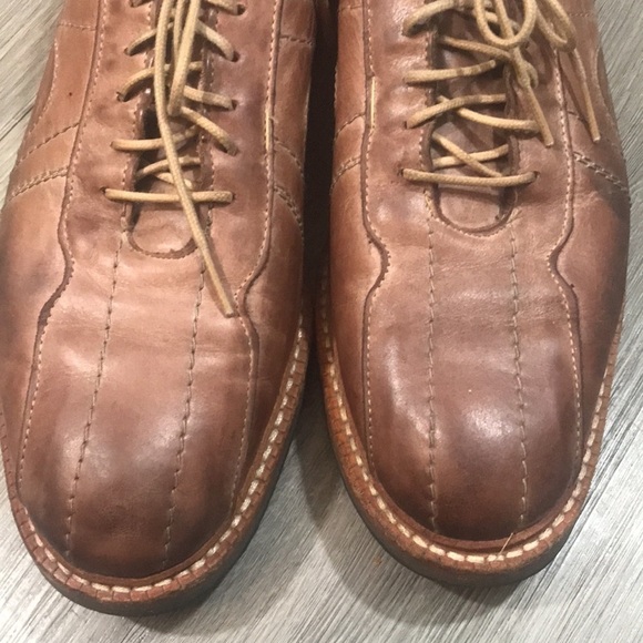 Allen Edmonds “Voyager” Lace Up Brown Leather Loafers size 10B main image 9